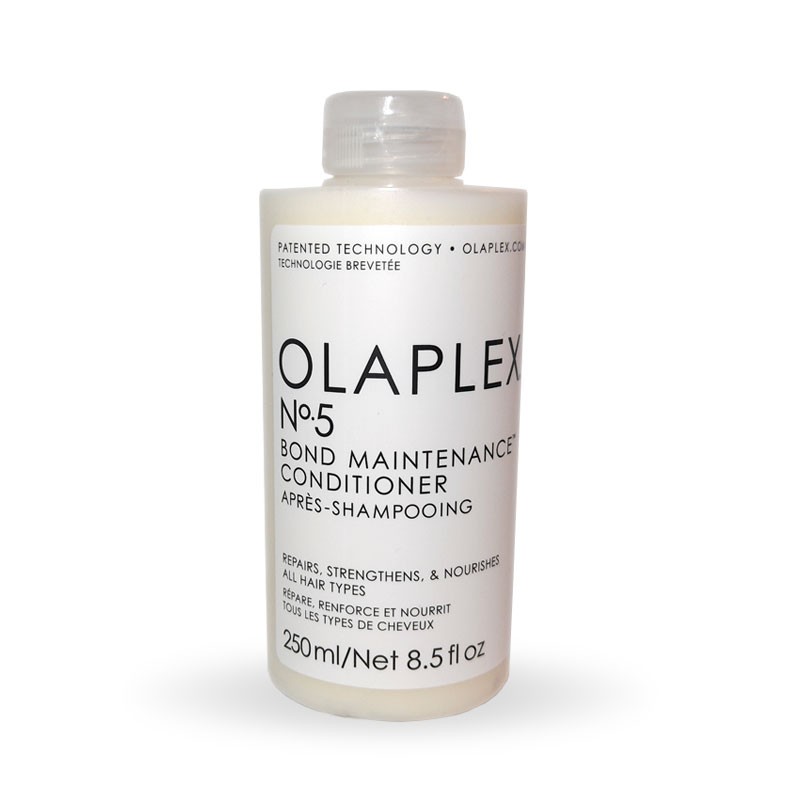 olaplex 5 acondicionador profesional Su fórmula está diseñada para reforzar y reparar la fibra capilar dañada, hidratando y fortaleciendo el cabello teñido o decolorado.