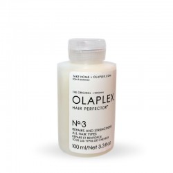 Olaplex 3 es un tratamiento diseñado para fortalecer y reparar el cabello.