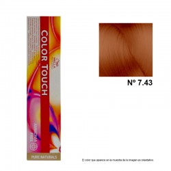 wella color touch 7/43