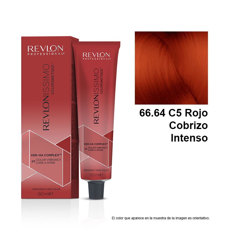 Tinte Color & Care - 66.64 C5 Rojo Intenso Revlonissimo Permanent