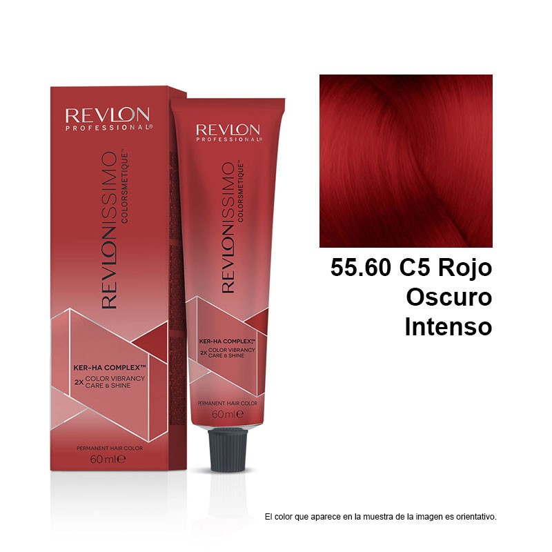 Tinte rojo intenso Color & Care - 55.60 C5 Revlonissimo Permanent