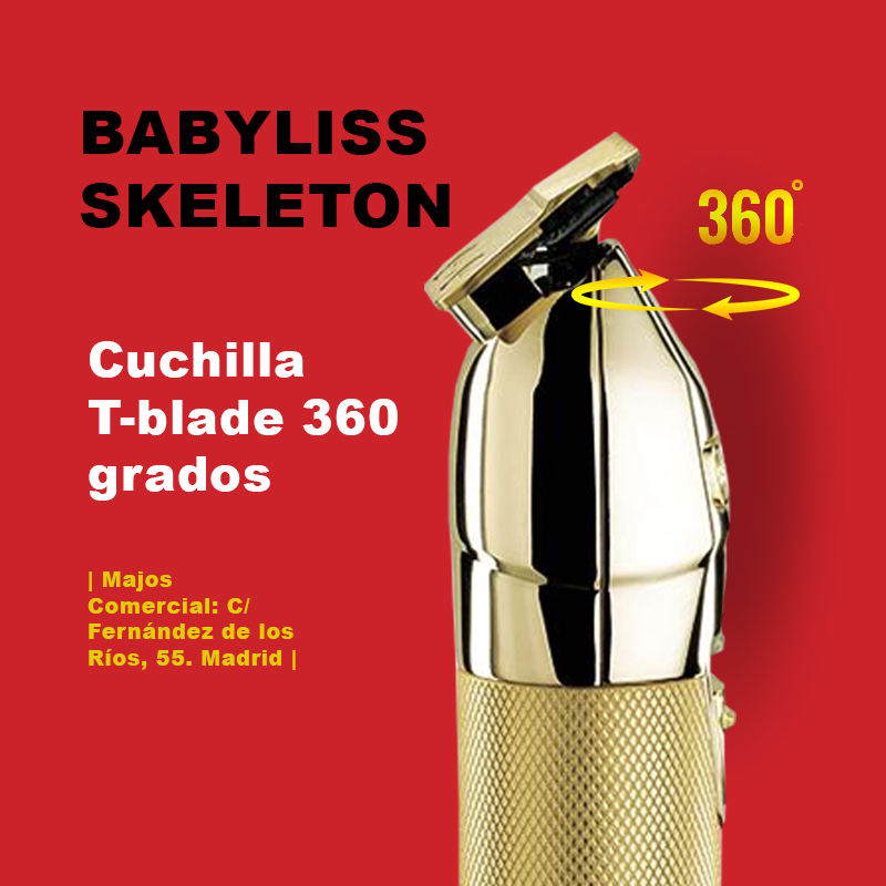 Cuchilla T-blade 360 grados skeleton babyliss