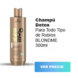 comprar Champú Schwarzkopf Professional Detox para Todo Tipo de Rubios BLONDME 300ml