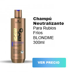 comprar Champú Schwarzkopf Professional Neutralizante para Rubios Fríos BLONDME 300ml