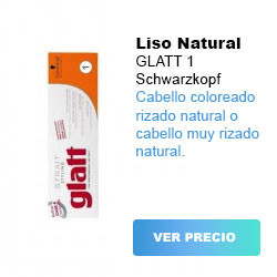 comprar Liso Natural GLATT 1 Schwarzkopf cabello coloreado rizado natural o cabello muy rizado natural