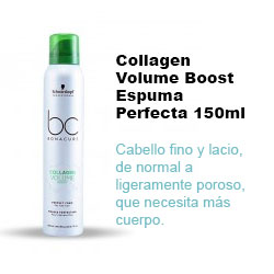 Collagen Volume Boost Espuma Perfecta Schwarzkopf 150ml
