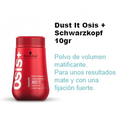 Fijador Dust It Osis + Schwarzkopf 10gr