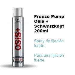 Fijador Freeze Pump Osis + Schwarzkopf 200ml