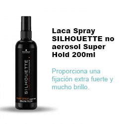 Laca Spray SILHOUETTE no aerosol Super Hold Schwarzkopf 200ml
