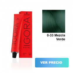 comprar tinte schwarzkopf igora royal - 0-33 Mezcla Verde - 60 ml