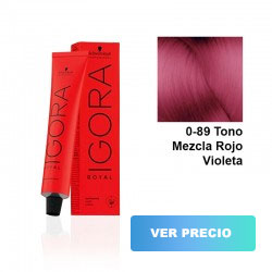 comprar tinte schwarzkopf igora royal - 0-89 Tono Mezcla Rojo Violeta - 60 ml