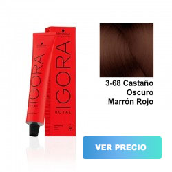 comprar tinte schwarzkopf igora royal - 3-68 Castaño Oscuro Marrón Rojo - 60 ml