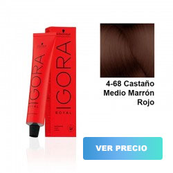 comprar tinte schwarzkopf igora royal - 4-68 Castaño Medio Marrón Rojo - 60 ml