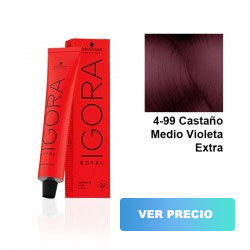 comprar tinte schwarzkopf igora royal - 4-99 Castaño Medio Violeta Extra - 60 ml