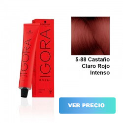 comprar tinte schwarzkopf igora royal - 5-88 Castaño Claro Rojo Intenso - 60 ml
