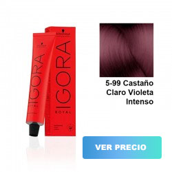 comprar tinte schwarzkopf igora royal - 5-99 Castaño Claro Violeta Intenso - 60 ml