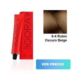 comprar tinte schwarzkopf igora royal - 6-4 Rubio Oscuro Beige - 60 ml