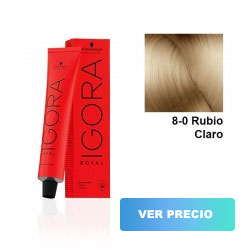 comprar tinte schwarzkopf igora royal - 8-0 Rubio Claro - 60 ml