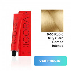 comprar tinte schwarzkopf igora royal - 9-55 Rubio Muy Claro Dorado Intenso - 60 ml