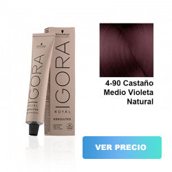 comprar tinte schwarzkopf igora royal - absolutes - 4-90 Castaño Medio Violeta Natural - 60 ml