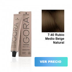 comprar tinte schwarzkopf igora royal - absolutes - 7-40 Rubio Medio Beige Natural - 60 ml