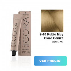 comprar tinte schwarzkopf igora royal - absolutes - 9-10 Rubio Muy Claro Ceniza Natural - 60 ml