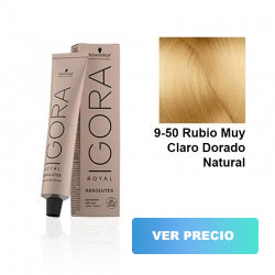 comprar tinte schwarzkopf igora royal - absolutes - 9-50 Rubio Muy Claro Dorado Natural - 60 ml