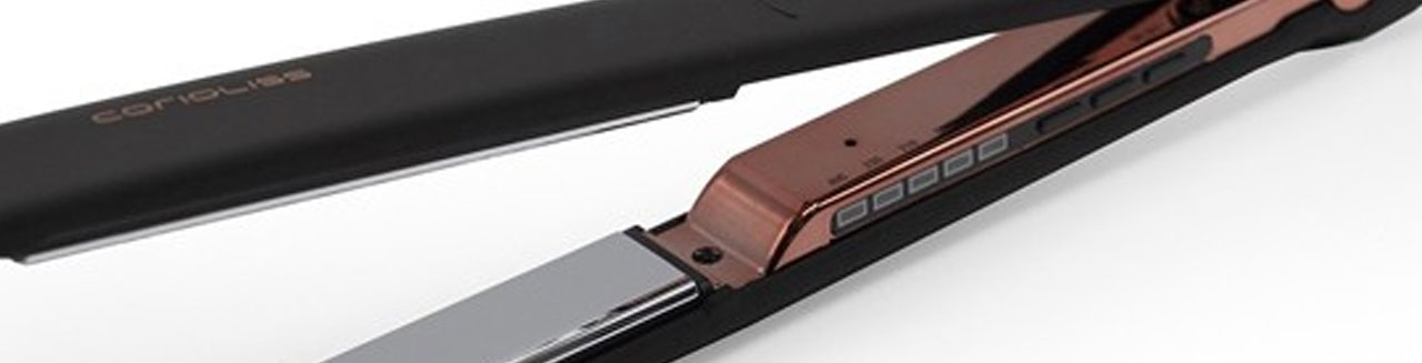La plancha de pelo Corioliss C3 Black Soft Touch Copper es otra de las mejores planchas de pelo calidad-precio para 2024/2025